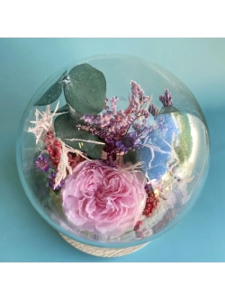 натуральные цветы в стекле 99.21