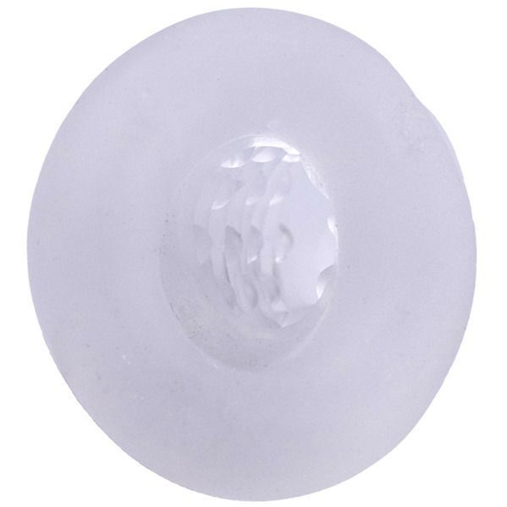 Тонкая насадка-удлинитель с подхватом мошонки Jacked Up (Цвет: прозрачный)