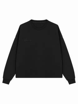 Черный лонгслив System 108