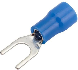 Клемма вилка REXANT НВИ=4,3мм 1,5-2,5мм (100шт) с изиляцией а080132