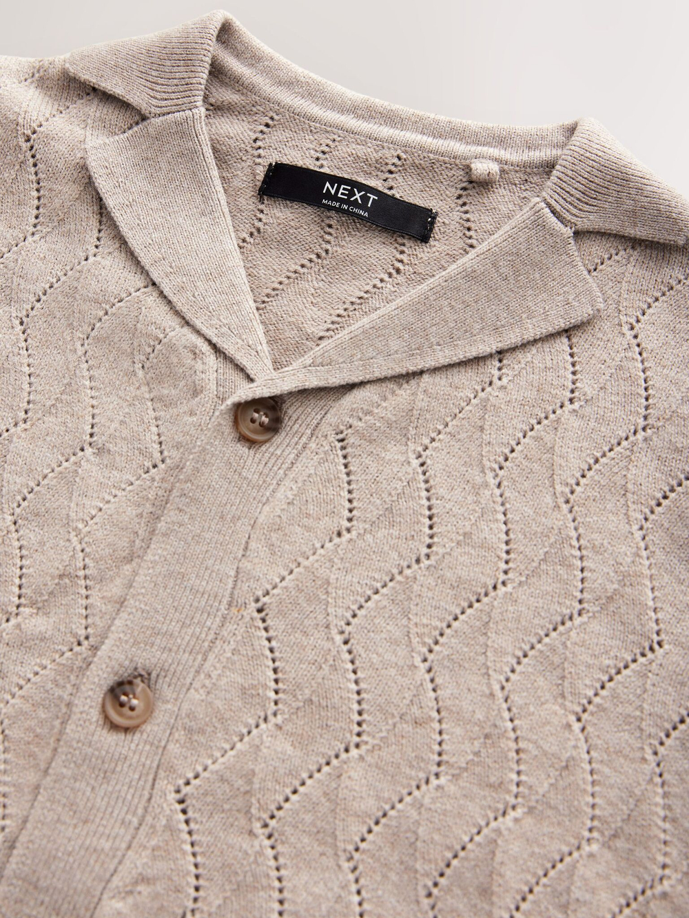 Кардиган с коротким рукавом для мальчика Next E27-920, Бежевый