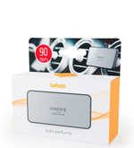 Ароматизатор для автомобиля VINOVE ORIGINAL / серебристый/ BAHRAIN / БАХРЕЙН