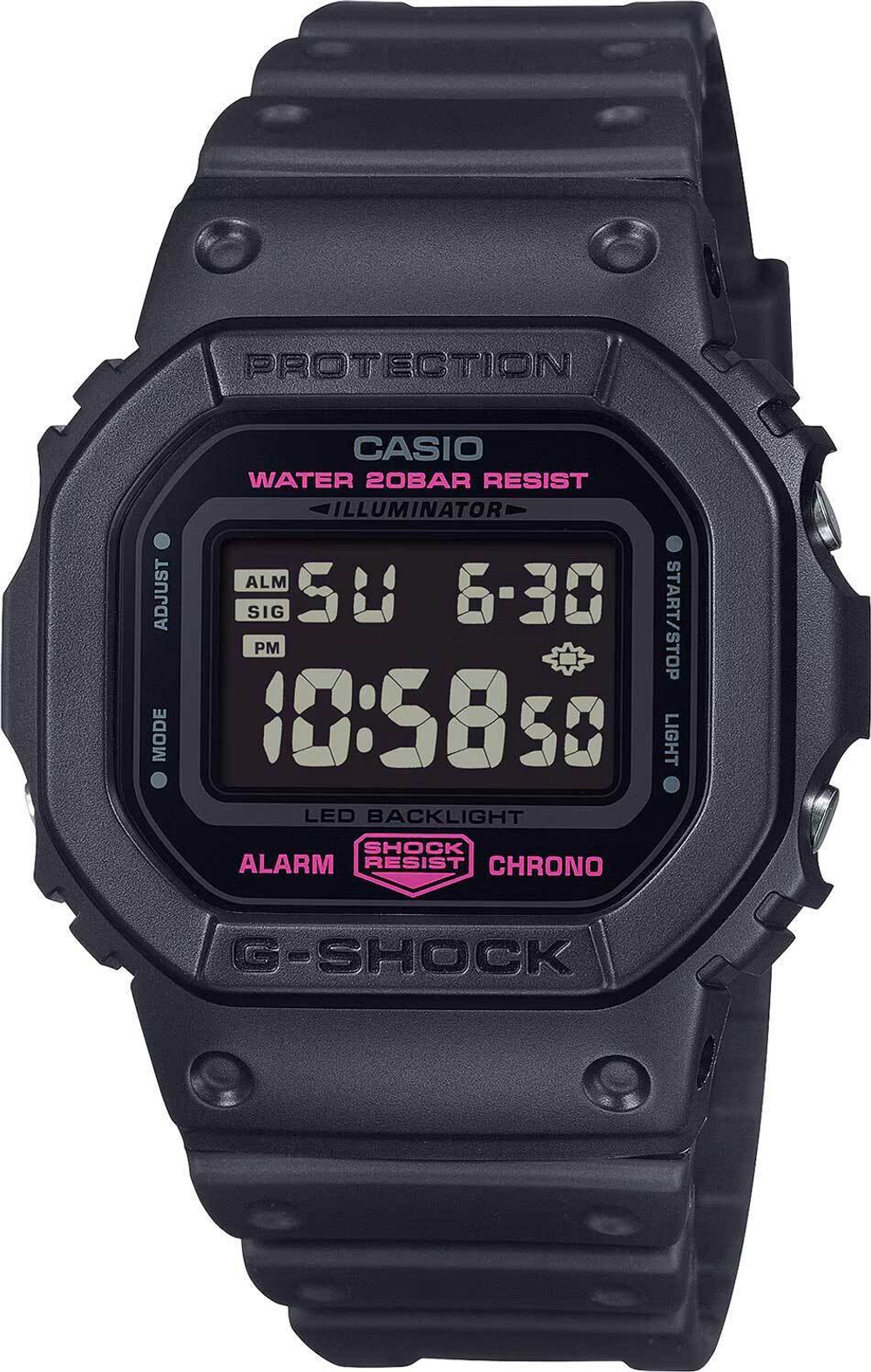 унисекс наручные часы Casio G-Shock DW-5600PK-1