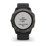 Смарт-часы Garmin Fenix 6X Sapphire, серый, 010-02157-11