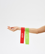 Мини-эспандеры STARFIT ES-206, малиновый/лаймовый, 2 шт