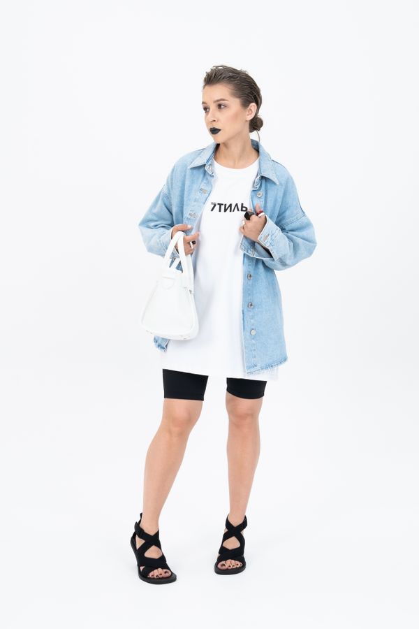 Футболка оверсайз(унисекс) плотная «СТИЛЬ»