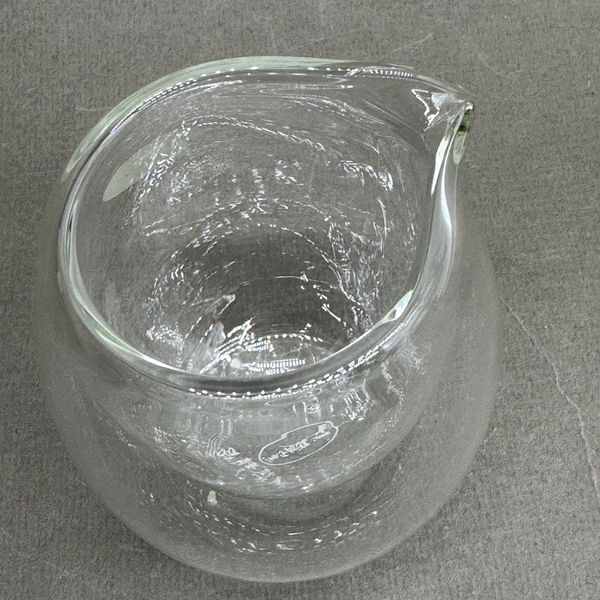 Сливник стекло, двуслойный, 120мл