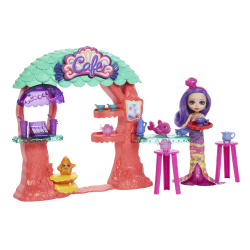 EnchanTimals - Набор Подводное кафе Кукла Мартина Русалка + Рыбка Bubbler и Звезда Морская HCF86