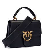 Кожаная сумка-трапеция Love One Mini Pinko - черный(100071 A0F1)