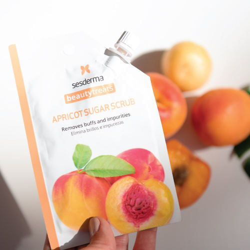 Sesderma BEAUTYTREATS Apricot Sugar Scrub Mask - Маска-скраб для лица с абрикосовым сахаром и кокосовым маслом, 25 мл