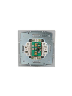 Розетка телевизионная проходная TV СП Mira сер. металлик LEZARD 701-1010-129