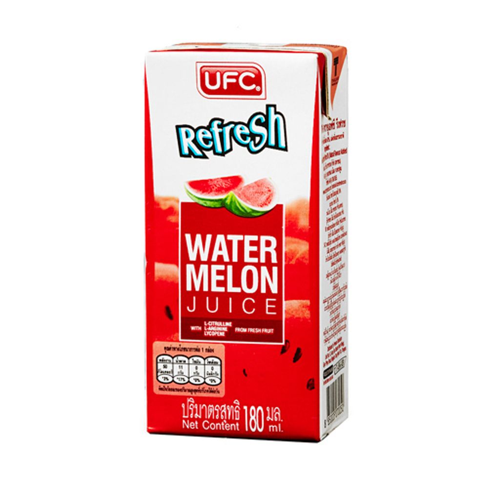 Арбузная вода UFC Refresh Watermelon Juice 180 мл