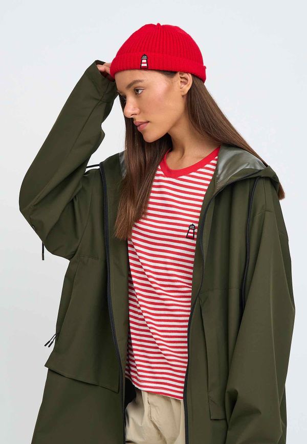 Плащ оверсайз хаки - фото 24