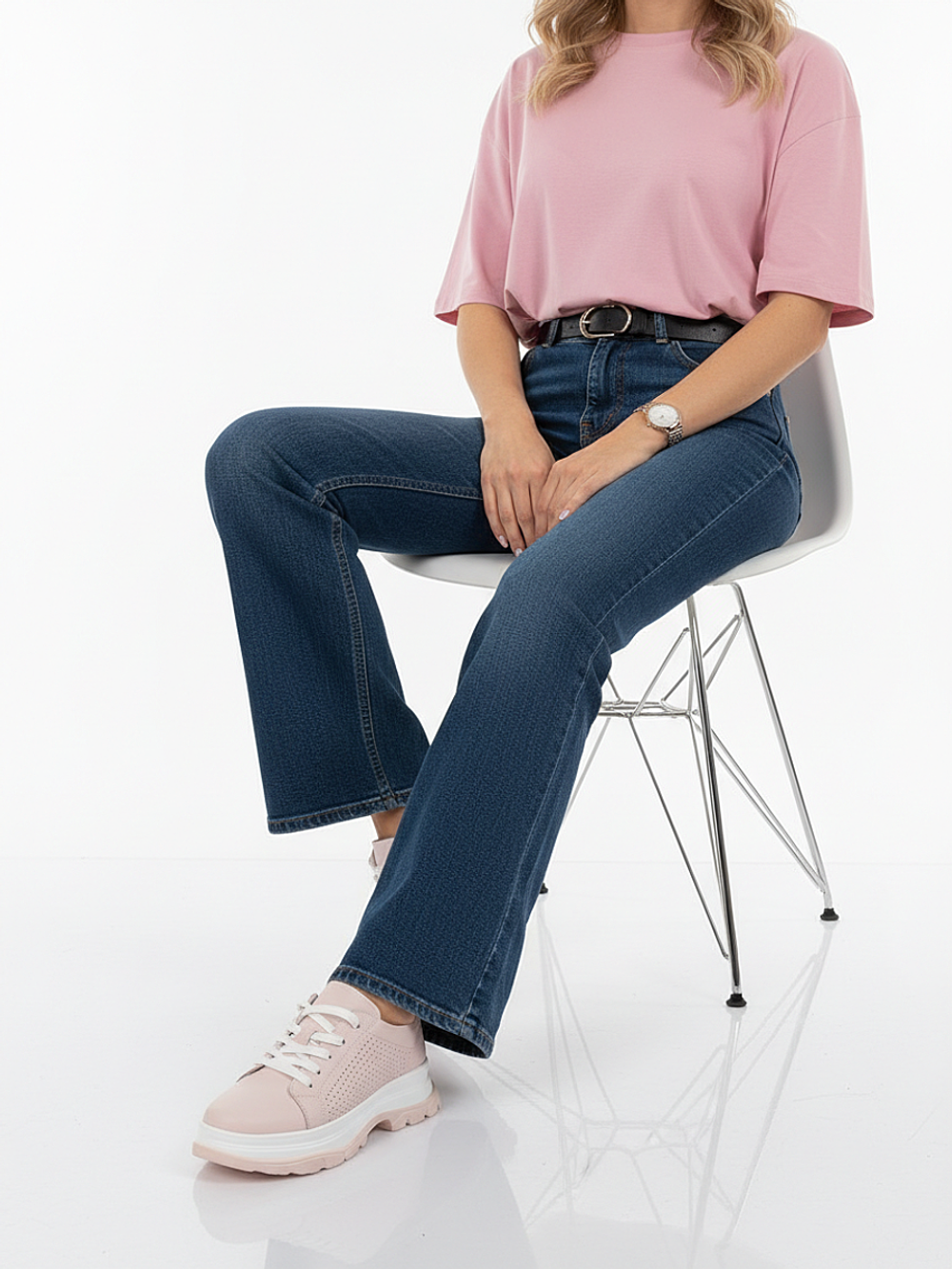 Кроссовки женские летние натуральная кожа