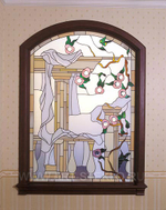 Витражи , UV фотопечать , объёмная UV фотопечать , ультратонкие ( 7 мм ) световые панели.