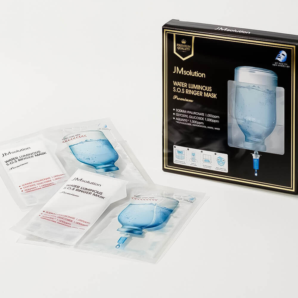 JMsolution Water Luminous S.O.S Ringer Mask Premium ультраувлажняющая премиум-маска с пептидами