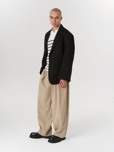 Бежевые широкие брюки 2s1studio