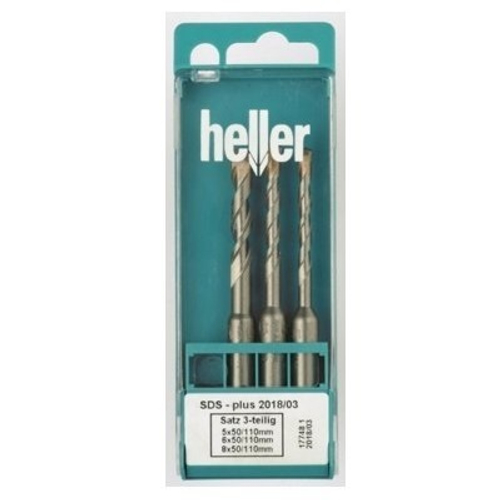 Набор буров Heller по бетону SDS-plus Bionic Pro: 5, 6, 8x110мм (3 пр.)