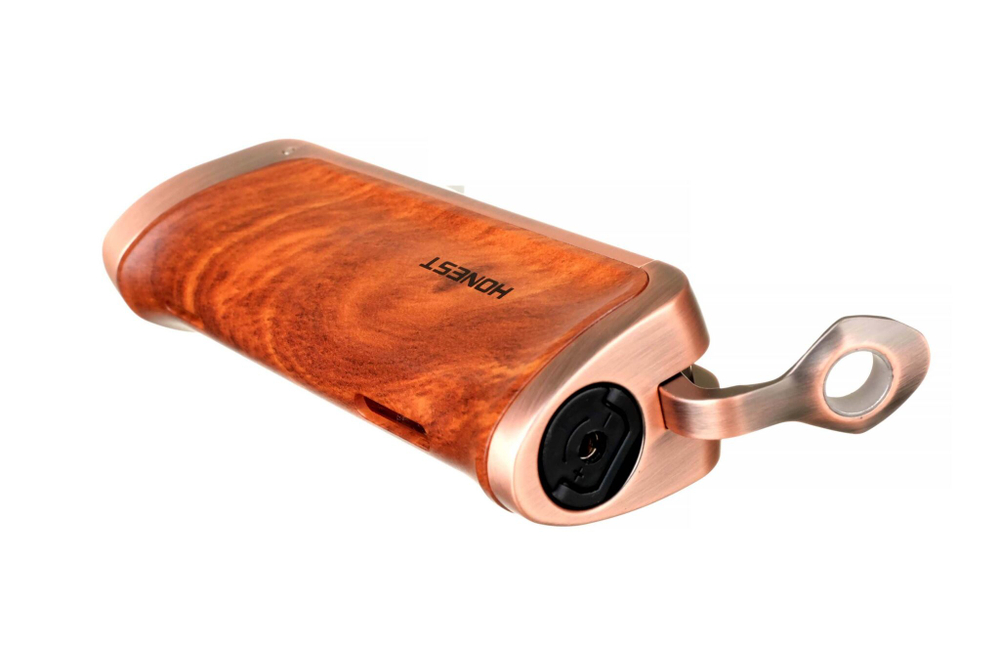 Зажигалка сигарная Honest, тройное пламя, с пробойником, бронза 787-Bronze