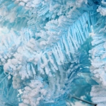 Ёлка «Звон вьюги» 180 см, ПВХ (786 веток), белый иней, Голубой