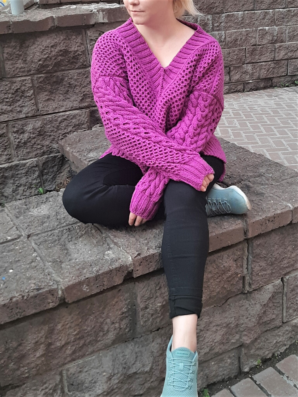 Свитер (42-46 / фуксия / Базовая коллекция / 42-46)