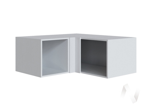 Антресоль угол прямой Мадрид 400 (белый)