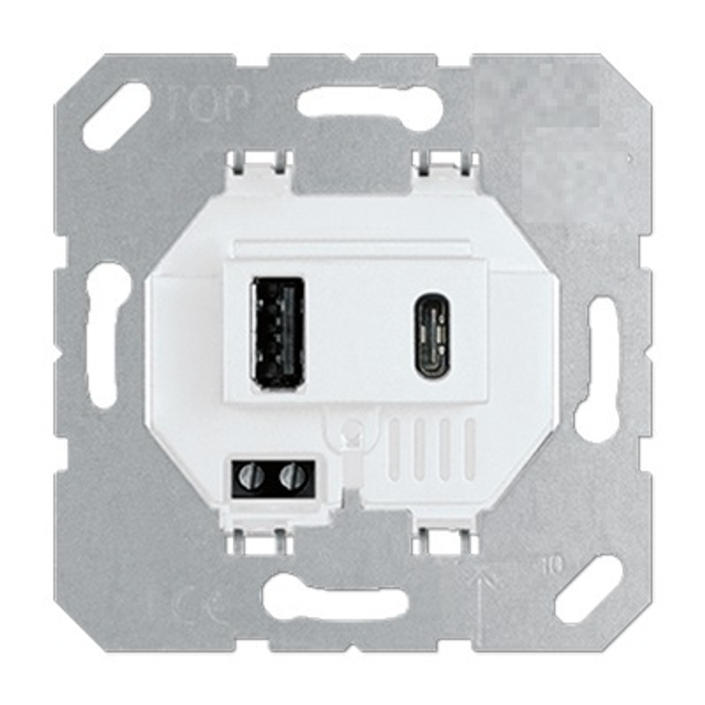 USB зарядное устройство, 3.1A тип A, С белый