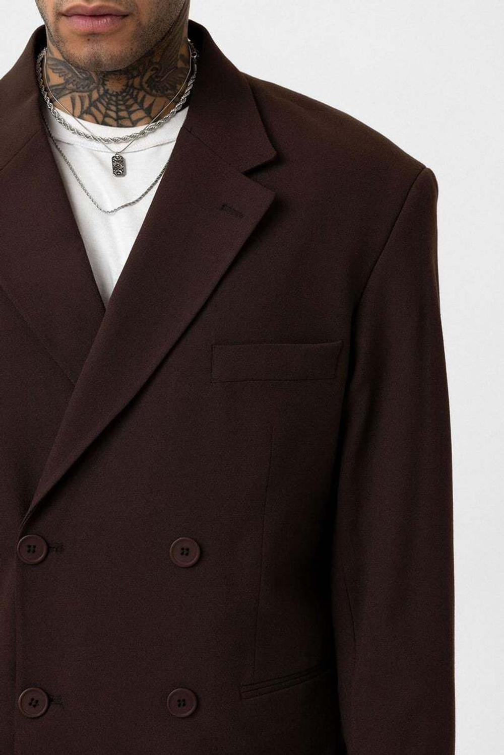 Сoffee двубортный оверсайз