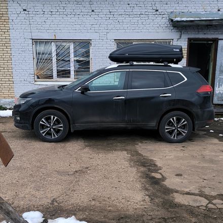 Автобокс Way-box Lainer 460 на Nissan X Trail T 32 на рейлинги