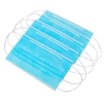 Маска 3-х слойная на резинках в индивидуальной упаковке №1 ПЭ "SMZ" голубая 1000 шт