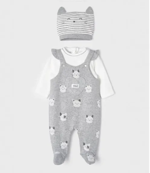 Полукомбинезон детский Mayoral Newborn Серый