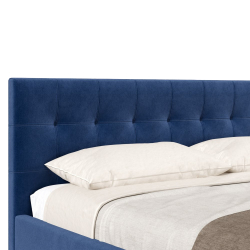 Кровать с подъёмным механизмом 1800 Турин, синий