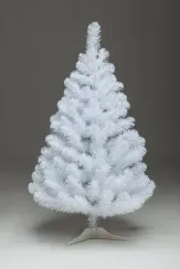 Искусственная елка Радужная белоснежная 45 см., мягкая хвоя ПВХ, ЕлкиТорг (17045)