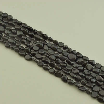 Нитка Обсидиан 40 см. (Без замка)