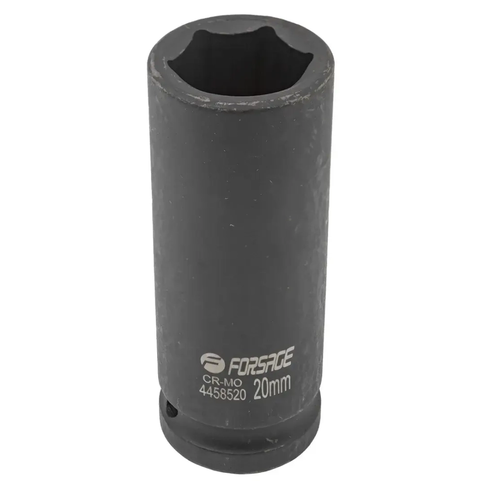 Головка ударная глубокая 1/2'', 20мм (6гр. Forsage F-4458520