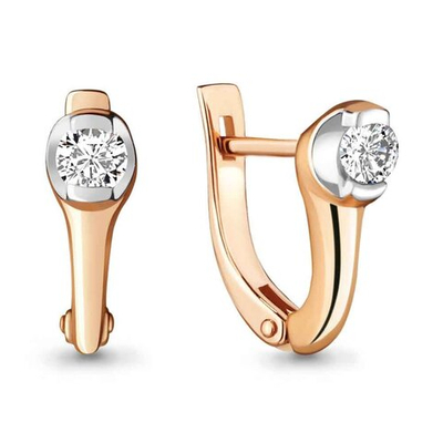 941450к Серьги из Золота с бриллиантами