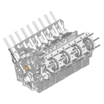 238-1002012-У Блок цилиндров