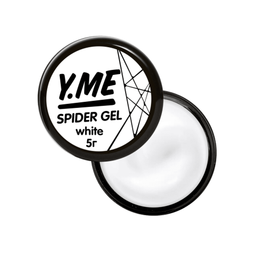 Y.me Spider gel White (Паутинка белая), 5g