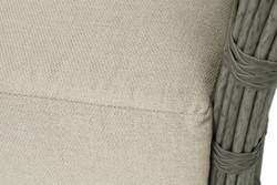 "Валенсия" диван из искусственного ротанга трехместный, цвет серый