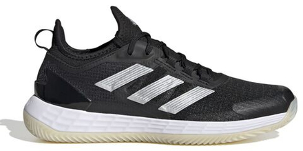 Женские Кроссовки теннисные Adidas Adizero Ubersonic 4.1 W Clay - core black/silver metallic/footwear white