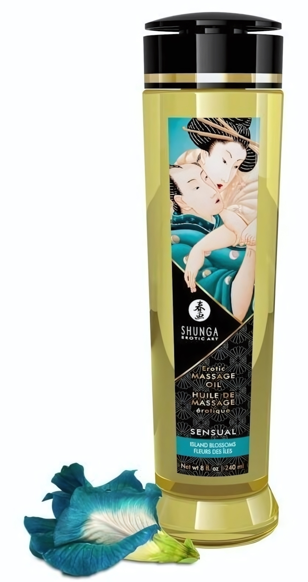 Массажное масло Sensual с цветочным ароматом - 240 мл.