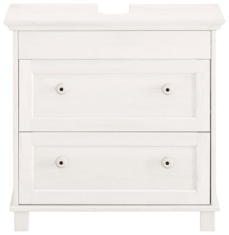 Тумба под раковину Тили 2 ящика, белый