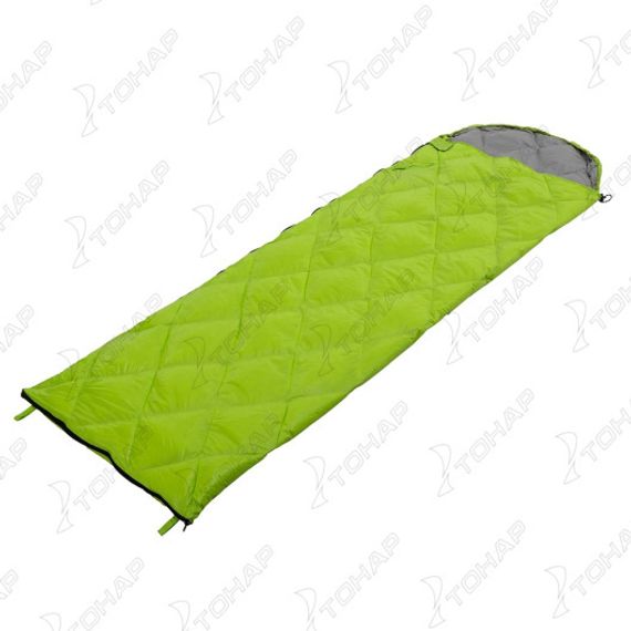 Спальный мешок пуховый (190+30)х75см (t-5C) зеленый (PR-YJSD-25-G) PR