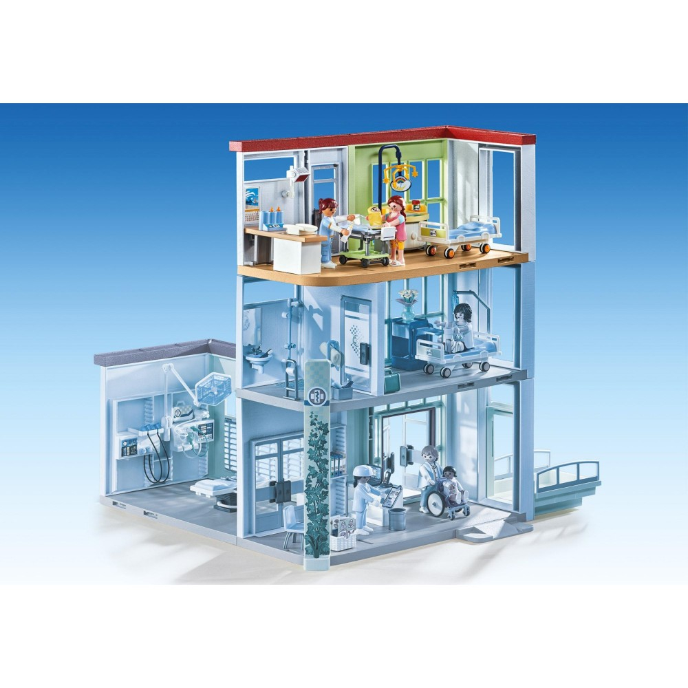 Игровой набор Playmobil 71616 Родильное отделение 71616 62 детали — фото 6