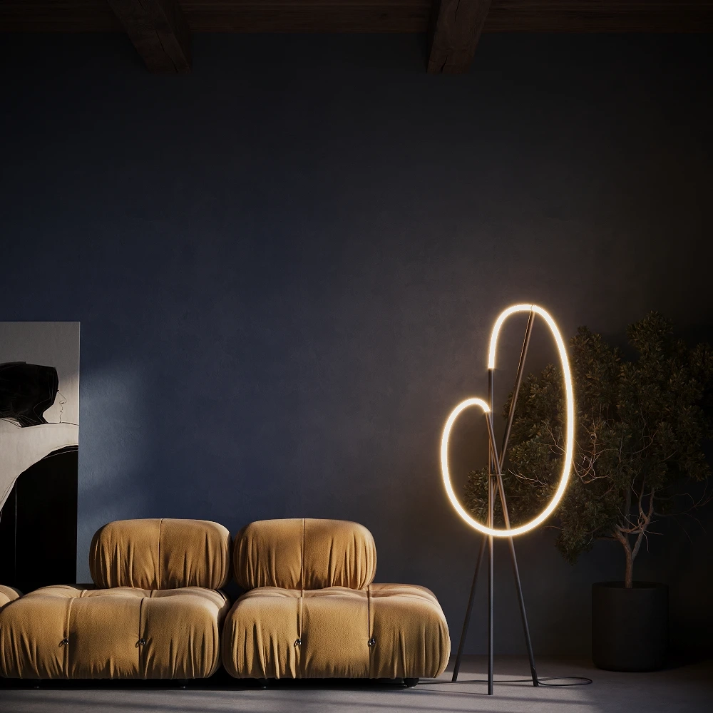 Торшер Maytoni CROCHET MOD369FL-L36B3K