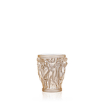 Ваза Lalique Bacchantes золотистая, 14.6 см