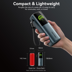 20000mAh Power Bank (USB-C + USB-C/USB-C/USB-A) 165W Gray TFT Display Type