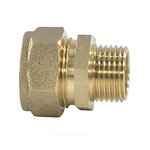 Муфта латунь 15Aх3/4" обжим/НР STAHLMANN SSML1503/4BEF