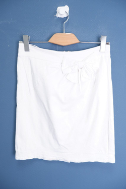 Юбка белая с бантом 42 размер