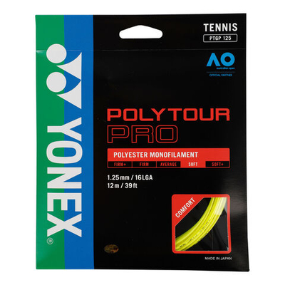 Струны теннисные Yonex Poly Tour Pro String Set 12m - Yellow